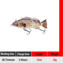 Ultimate Robotic Swimming Fishing Lures with Rechargeable LED Light  ourlum.com Small DZY M  