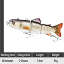 Ultimate Robotic Swimming Fishing Lures with Rechargeable LED Light  ourlum.com Old DZY 379  