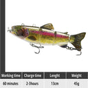 Ultimate Robotic Swimming Fishing Lures with Rechargeable LED Light  ourlum.com Old DZY 387  