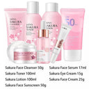 Sakura Glow Skin Renewal Kit for Acne-Free Radiance  ourlum.com sakura 7pcs set  