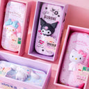 Sanrio Character Pencil Case Set Cute Stationery Organizer