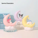 Moonlit Sanrio LED Night Light Set for Bedroom Decor  ourlum.com   