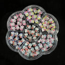 Whimsical Sanrio Nail Art Charm Kit with Hello Kitty and Kuromi Gems  ourlum.com 56pcs 1  