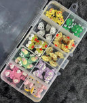 Whimsical Sanrio Nail Art Charm Kit with Hello Kitty and Kuromi Gems  ourlum.com 50pcs 1  