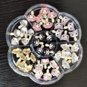 Whimsical Sanrio Nail Art Charm Kit with Hello Kitty and Kuromi Gems  ourlum.com 42pcs in 1 2  