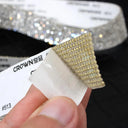 Crystal Rhinestone Diamond Ribbon Sticker Set for DIY Crafts and Decor  ourlum.com   