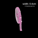 Crystal Rhinestone Diamond Ribbon Sticker Set for DIY Crafts and Decor  ourlum.com pink 1 yard 0.4cm  