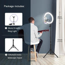 Professional Ring Light with Adjustable Tripod and Smartphone Holder