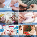 All-in-One Sewing Kit with 100-Yard Threads and Essential Tools for Quick Repairs and DIY Projects  ourlum.com   