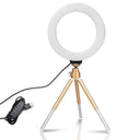 Versatile Mini LED Ring Light Kit for Stunning Videos