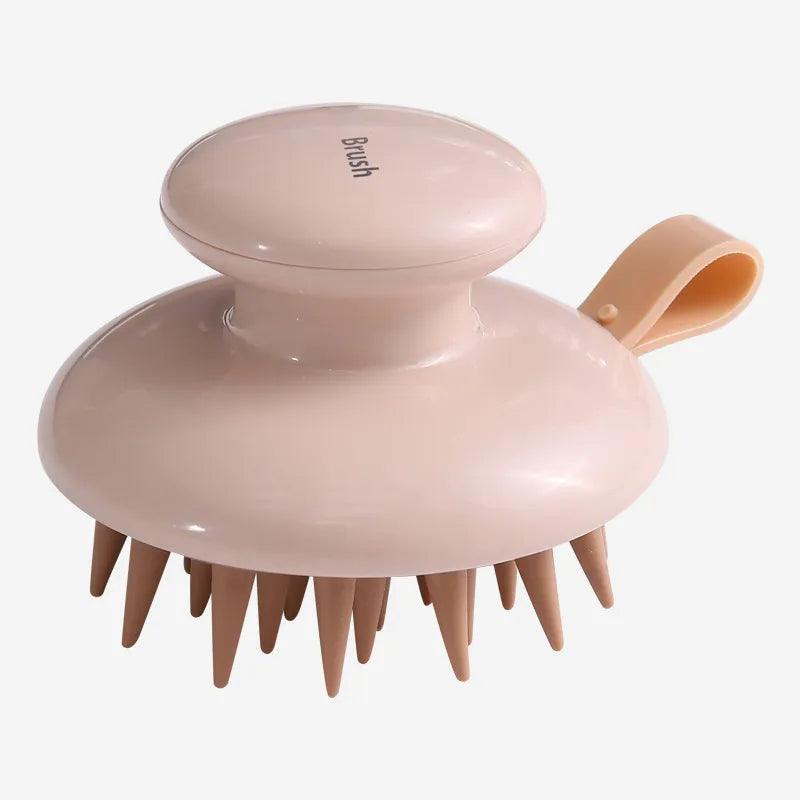 Silicone Hair Washing and Scalp Massage Brush with Enhanced Resilience  ourlum.com   