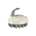 Silicone Hair Washing and Scalp Massage Brush with Enhanced Resilience  ourlum.com Gray Aircraft  