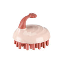 Silicone Hair Washing and Scalp Massage Brush with Enhanced Resilience  ourlum.com Pink Flower  