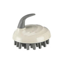 Silicone Hair Washing and Scalp Massage Brush with Enhanced Resilience  ourlum.com Gray Feather  