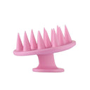 Silicone Hair Washing and Scalp Massage Brush with Enhanced Resilience  ourlum.com Pink-TypeB  