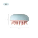 Silicone Hair Washing and Scalp Massage Brush with Enhanced Resilience  ourlum.com Blue-TypeC  