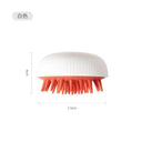 Silicone Hair Washing and Scalp Massage Brush with Enhanced Resilience  ourlum.com White-TypeC  