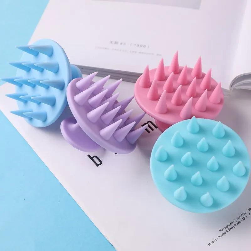 Silicone Scalp Massager and Hair Care Tool for Shower Bliss  ourlum.com   