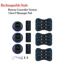 Portable Smart Electric Neck Massager with EMS Pulse Technology for Muscle Relaxation and Pain Relief  ourlum.com 3SET 9PAD 3CONTROLL United State 