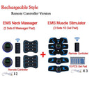 Portable Smart Electric Neck Massager with EMS Pulse Technology for Muscle Relaxation and Pain Relief  ourlum.com KITS 1 United State 