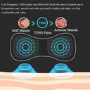 Portable Smart Electric Neck Massager with EMS Pulse Technology for Muscle Relaxation and Pain Relief  ourlum.com   