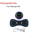 Portable Smart Electric Neck Massager with EMS Pulse Technology for Muscle Relaxation and Pain Relief  ourlum.com 1SET 1PAD United State 