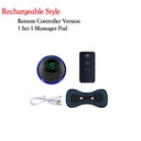 Portable Smart Electric Neck Massager with EMS Pulse Technology for Muscle Relaxation and Pain Relief  ourlum.com 1SET 1PAD 1CONTROLL United State 