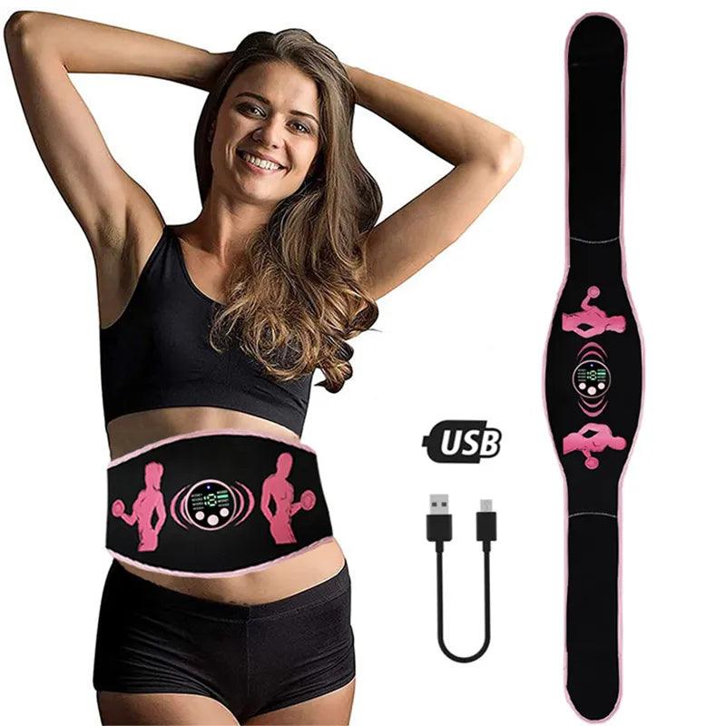 Ultimate Wireless EMS Abs Stimulator & Waist Trainer - Customizable Modes & Intensity Levels for Effective Muscle Training & Weight Loss  ourlum.com Default Title  