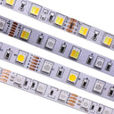 RGB LED Light Strip Kit with Remote Control - 5M Waterproof Flexible Tape Lights  ourlum.com RGBCCT 12mm PCB IP20 Non waterproof 12V