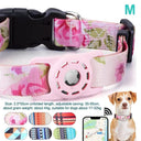 Adjustable Digital Print Pet Collar with Airtag Holder - Choose from S/M/L Sizes for Dogs and Cats  ourlum.com -M5  