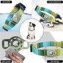 Adjustable Digital Print Pet Collar with Airtag Holder - Choose from S/M/L Sizes for Dogs and Cats  ourlum.com   