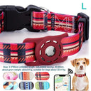 Adjustable Digital Print Pet Collar with Airtag Holder - Choose from S/M/L Sizes for Dogs and Cats  ourlum.com -L1  