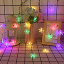 Enchanting Snowflake Christmas LED Light Decoration Set for Festive Home Decor and Gifts  ourlum.com multicolour 1.5M 10LED 