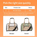 Pet Travel Carrier With Secure Zippers Lightweight Durable