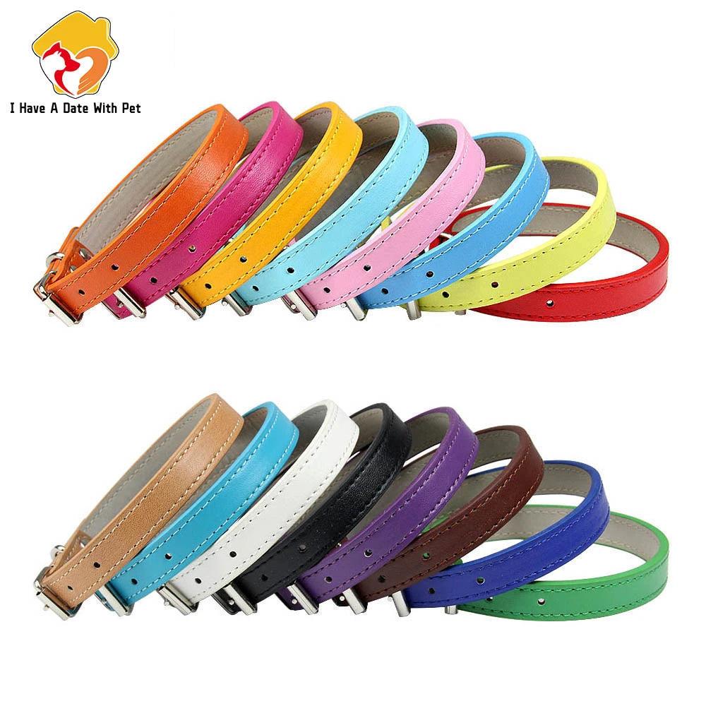 Luxurious Leather Dog Collar - Adjustable and Safe Pet Neck Strap for Dogs and Cats  ourlum.com   