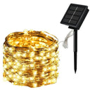 Enchanting Solar Festoon Lamp String for Outdoor Garden Decoration  ourlum.com Warm 1PC 7M 50LED 