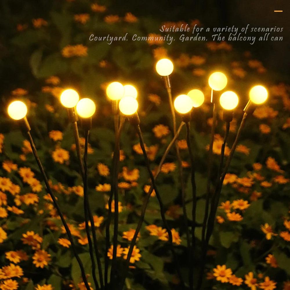 Enchanting Solar Firefly Garden Lights for Magical Outdoor Illumination  ourlum.com   