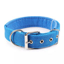 Durable Nylon Dog Collar for Various Breeds - Stylish and Safe Pet Accessory  ourlum.com Blue S 