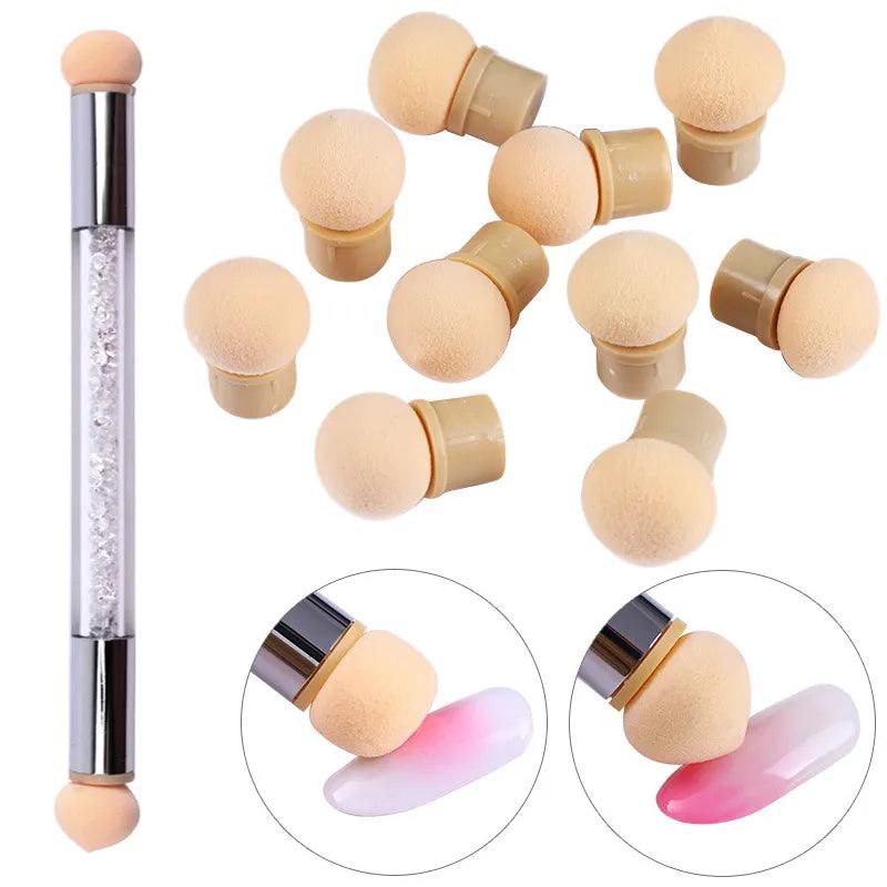 Nail Art Upgrade Kit: Sponge Heads Replacement Set for Beautiful Manicures  ourlum.com   