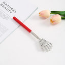 Extendable Stainless Steel Back Scratcher Claw Massager Massage Tool  ourlum.com red B  