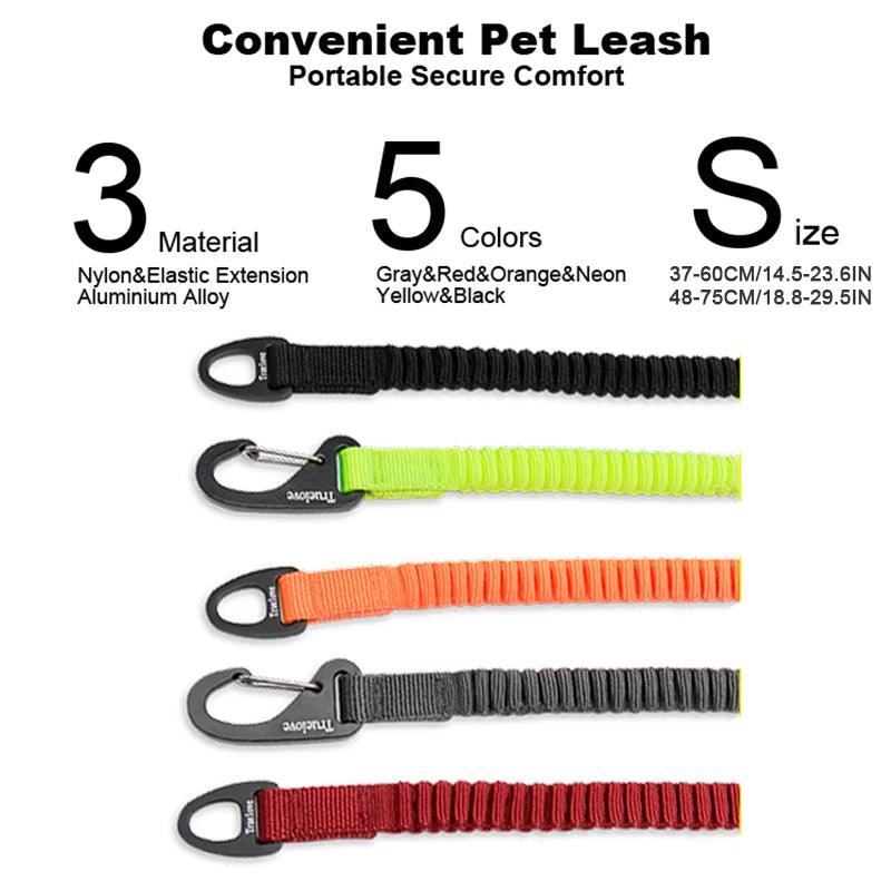 Truelove Stretchable Nylon Bungee Dog Leash for All Breed Training and Running (TLL2971)  ourlum.com   