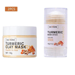 Turmeric Clay Mask for Radiant Skin: Anti-Wrinkle & Acne-Fighting Formula