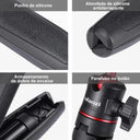 Versatile Mini Tripod with Phone Mount for DSLR, SLR, and Smartphones  ourlum.com   