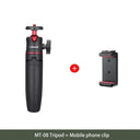 Versatile Mini Tripod with Phone Mount for DSLR, SLR, and Smartphones  ourlum.com With phone holder  