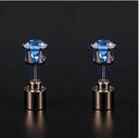 LED Light Up Stud Earrings for Boys and Girls - Festive Glow-in-the-Dark Jewelry  ourlum.com 2PCS Blue  