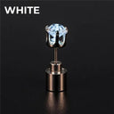 LED Light Up Stud Earrings for Boys and Girls - Festive Glow-in-the-Dark Jewelry  ourlum.com 1PCS  White  