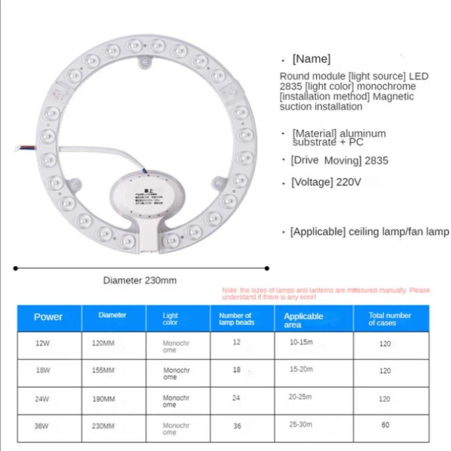 Circular LED Ceiling Light Fixture with Adjustable Color Temperature - Energy-Efficient Lighting Solution  ourlum.com   