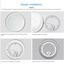 Circular LED Ceiling Light Fixture with Adjustable Color Temperature - Energy-Efficient Lighting Solution  ourlum.com   