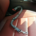 Dog Car Safety Belt with Reflective Nylon Material for Small to Large Dogs  ourlum.com Gray 50-75cm 2.5cm 