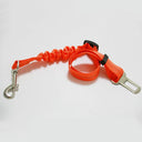 Dog Car Safety Belt with Reflective Nylon Material for Small to Large Dogs  ourlum.com Orange 50-75cm 2.5cm 